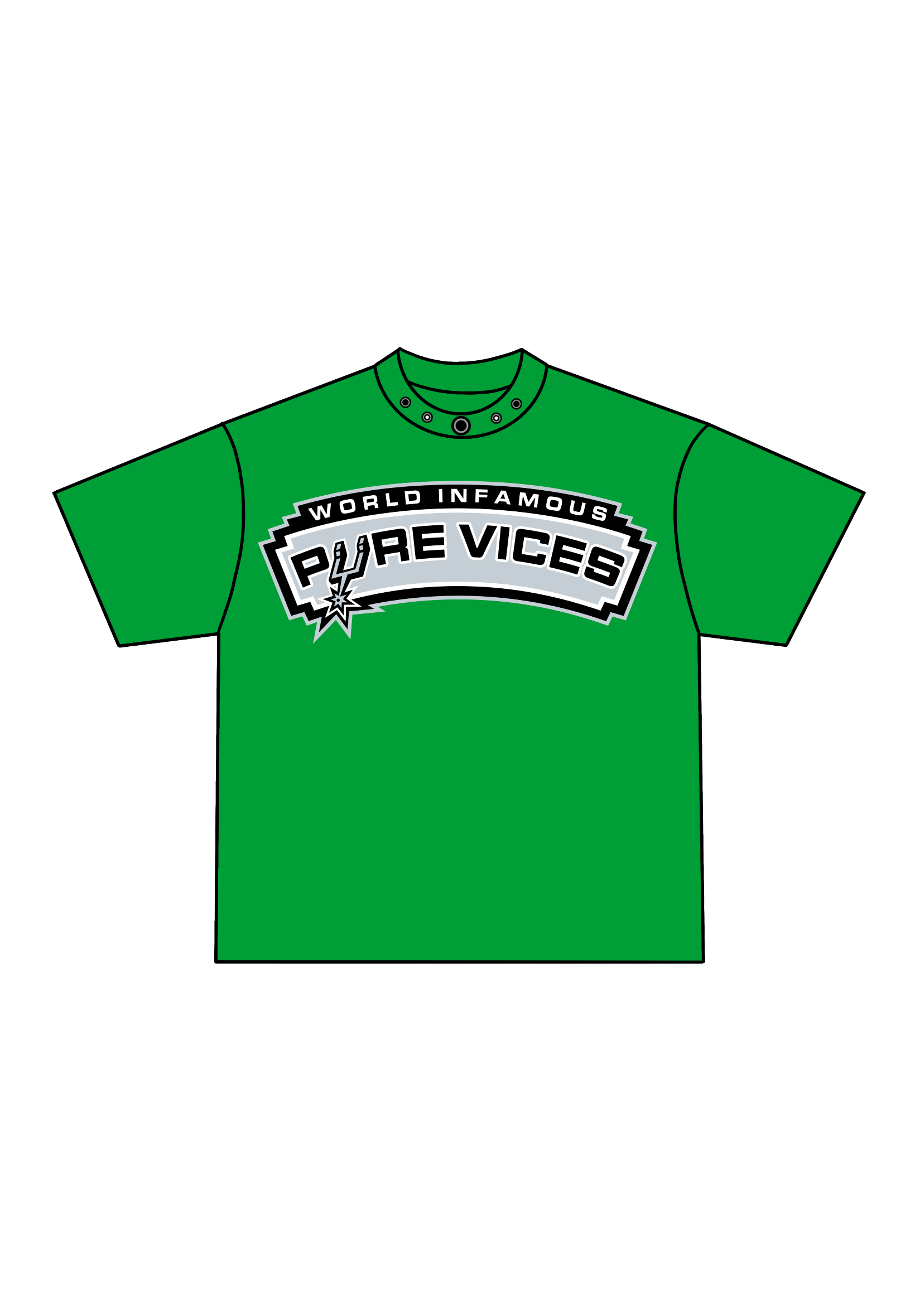 SPURS TEE (GREEN)
