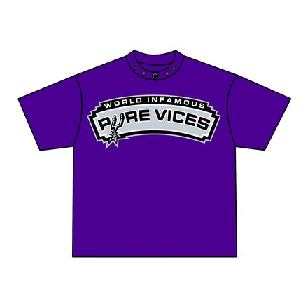 SPURS TEE (PURPLE)