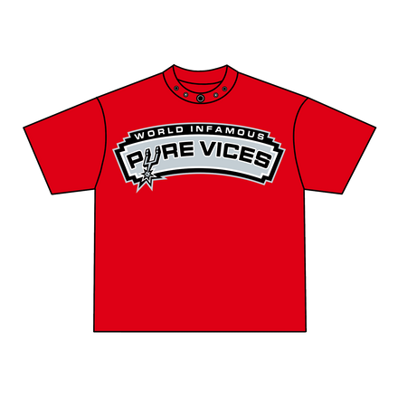 SPURS TEE (RED)
