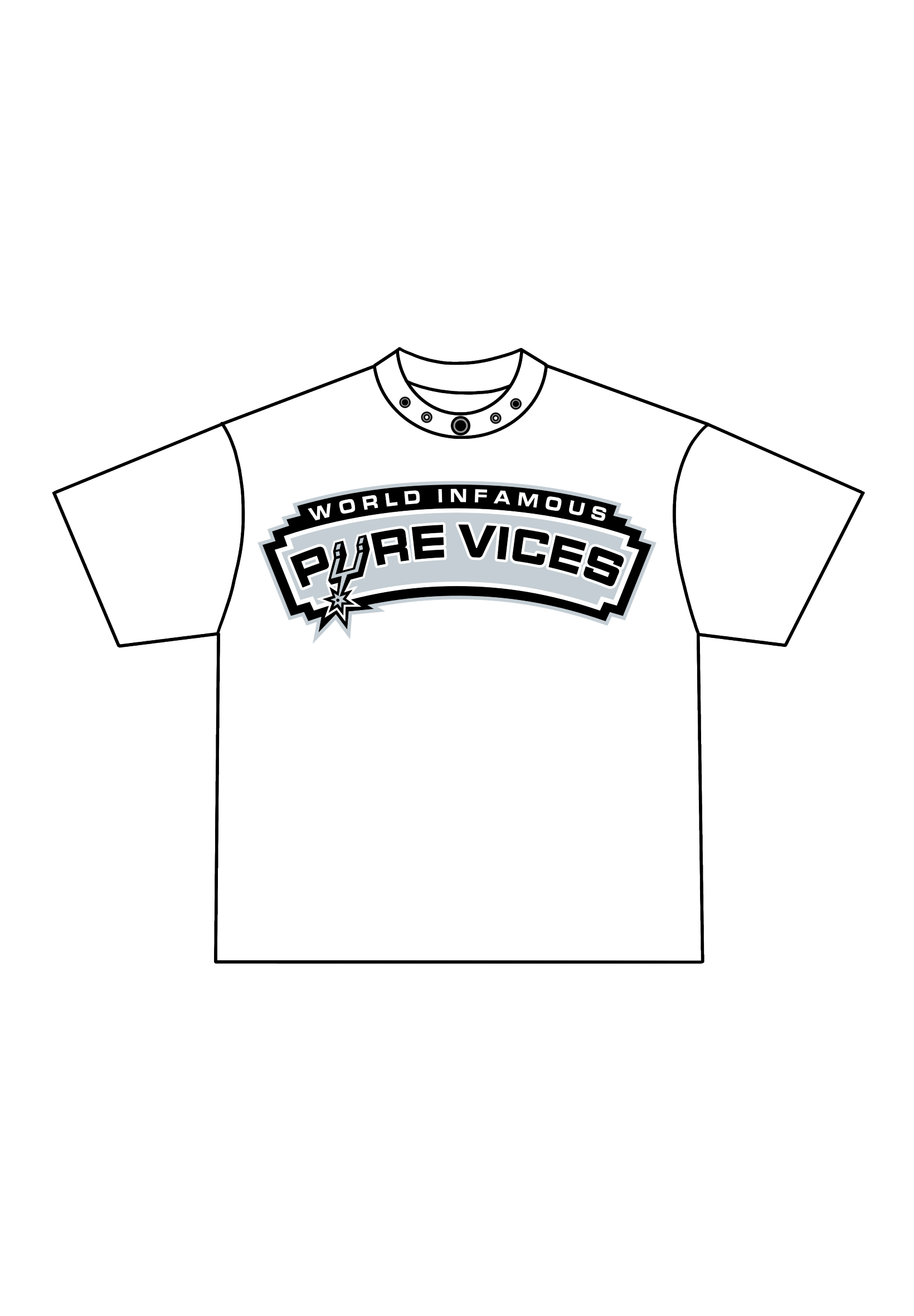 SPURS TEE (WHITE)