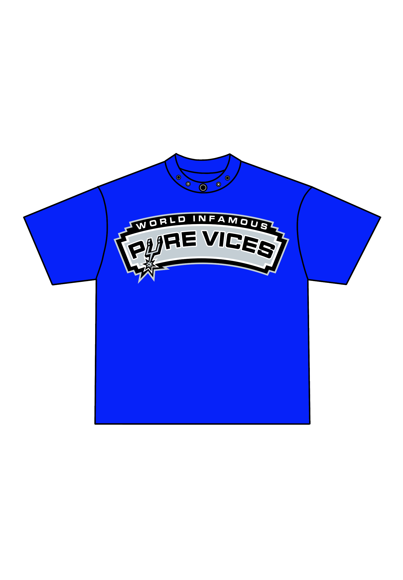 SPURS TEE (ROYAL BLUE)