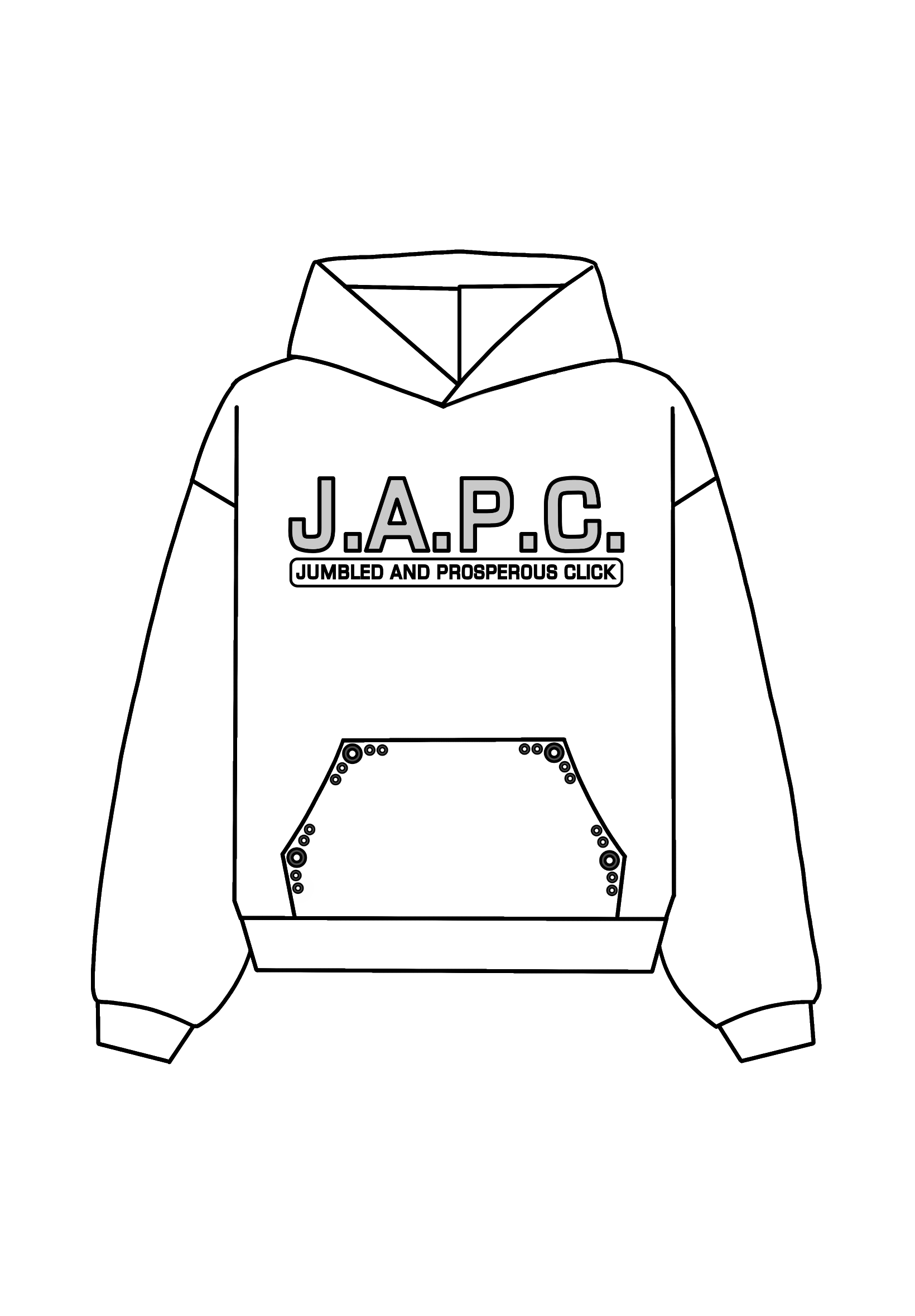 J.A.P.C. HOODIE (WHITE)