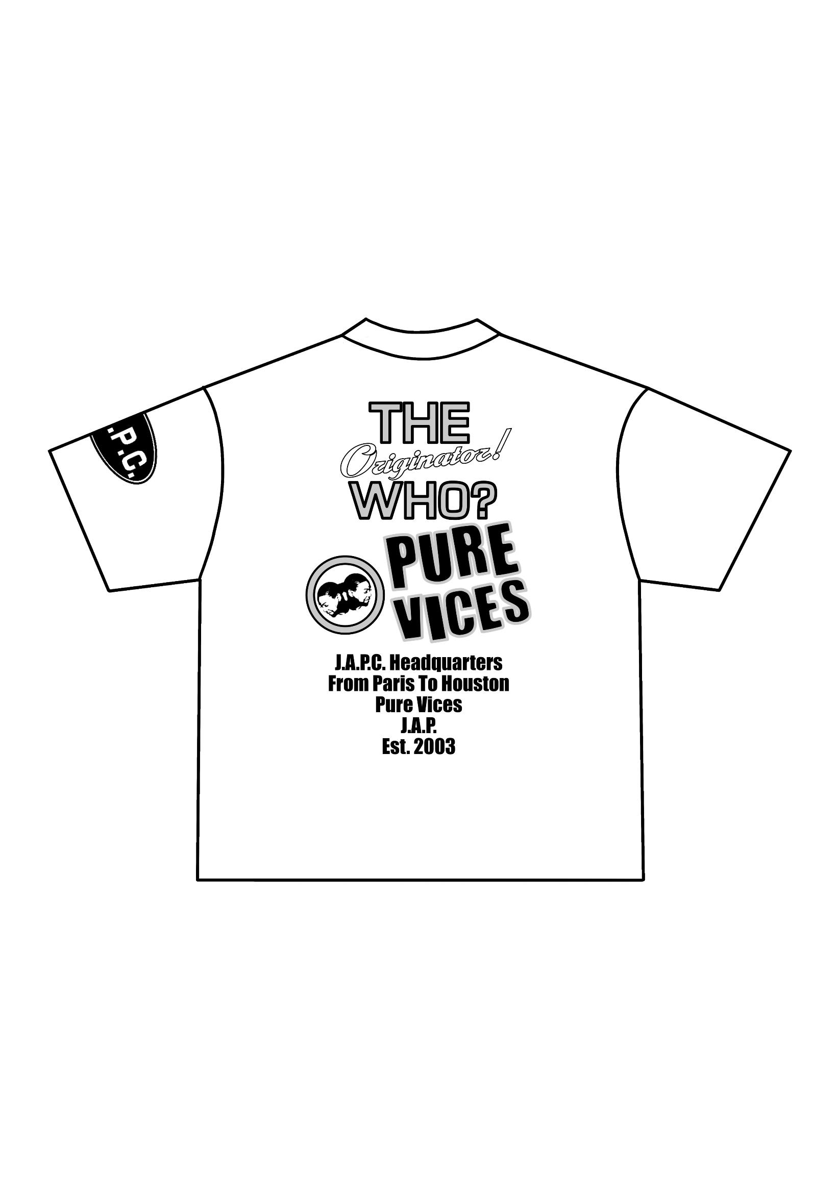 J.A.P.C. TEE (WHITE)