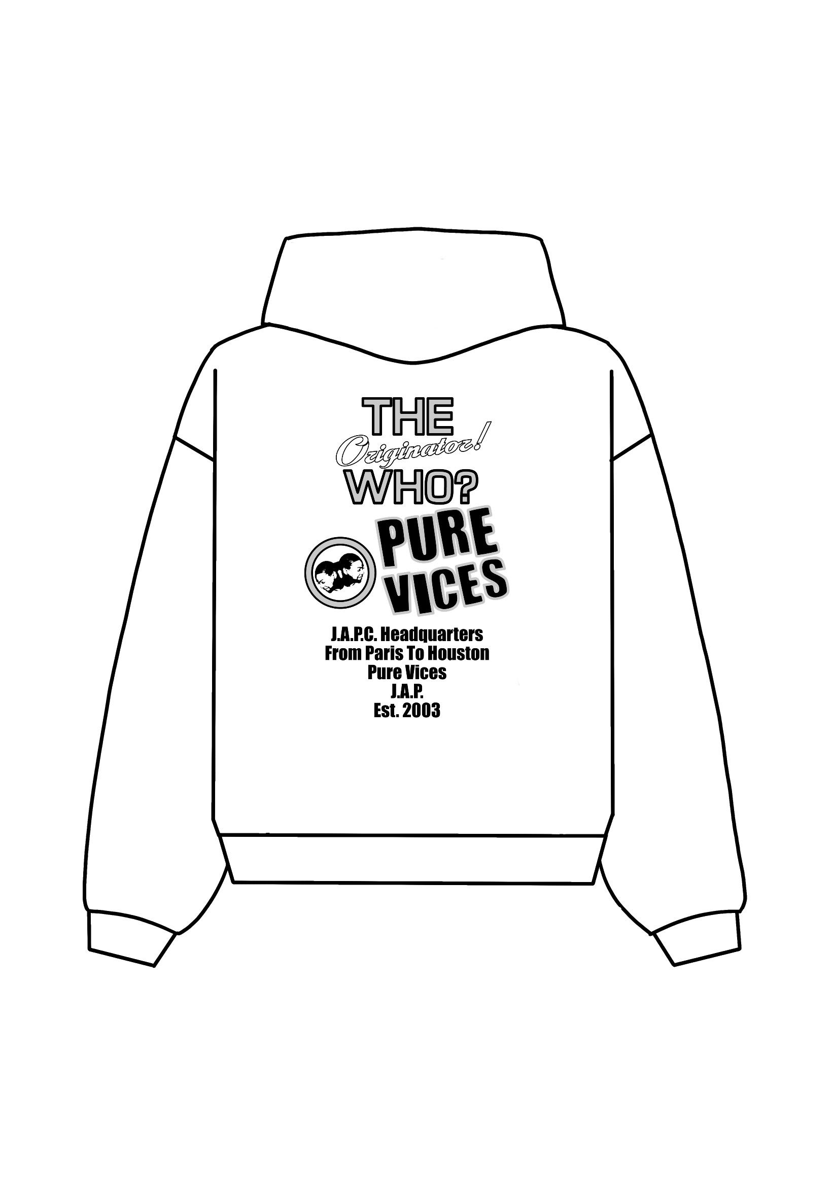 J.A.P.C. HOODIE (WHITE)
