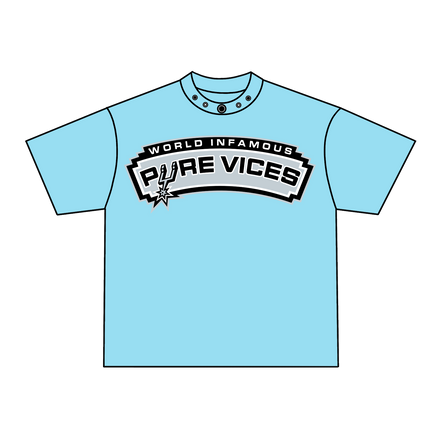 SPURS TEE (BABY BLUE)